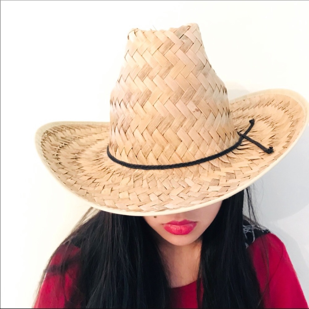 Cowboy Hat Western Straw Unisex Women’s Men’s